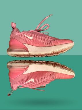 Nike Pink Girls' Air Max 270 Style Sneakers- good condition